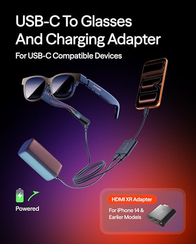 美品　VITURE PRO XR Glasses アダプターProセット Amazon.com: VITURE Luma Pro XR Glasses & USB-C XR Adapter Pro