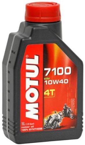 Motul 7100 4T Full-Synthetic Motorcycle Oil 10W40 1 Quart : Amazon
