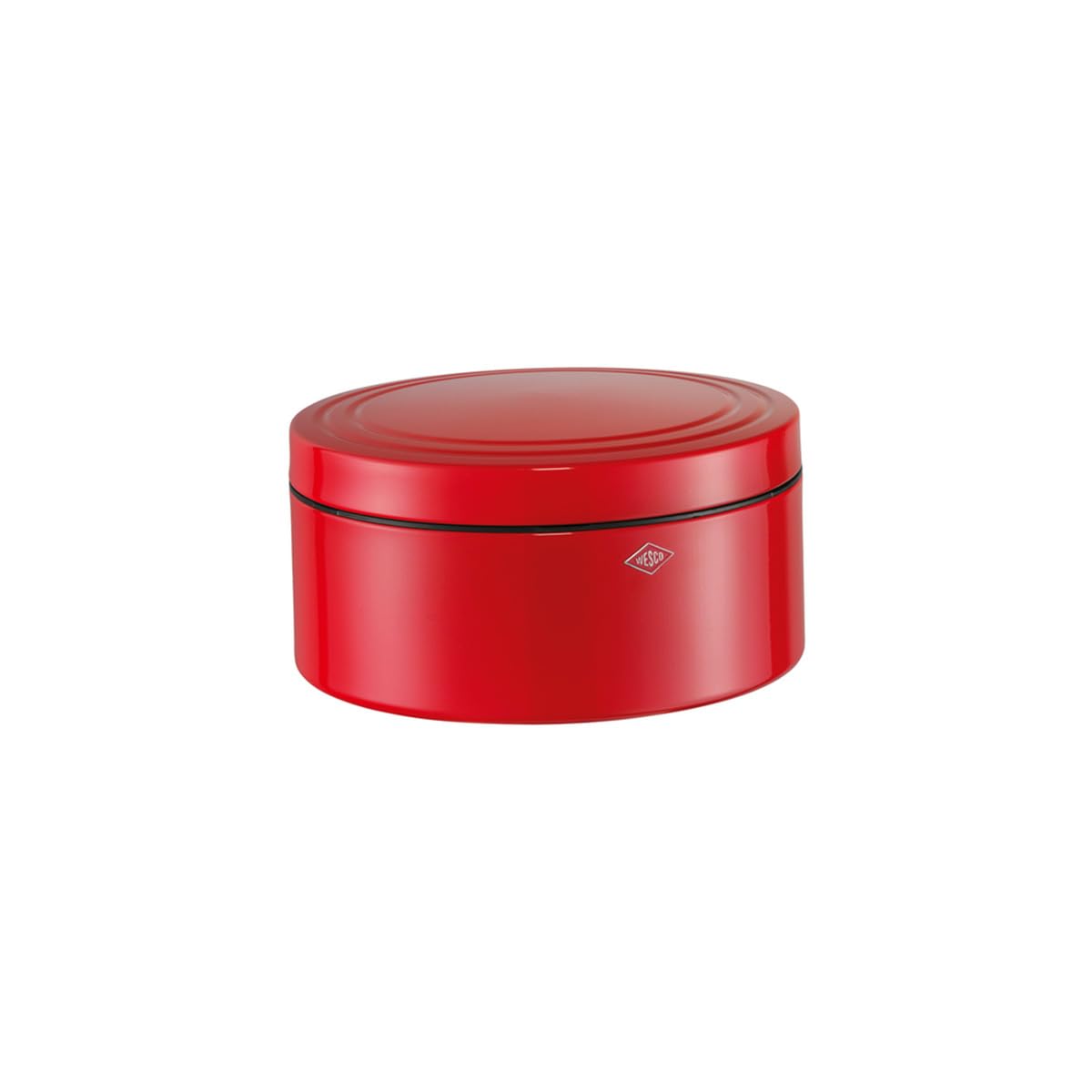 Boîte à pâtisserie rouge WESCO Classic Line de 4L en tôle d'acier étanche