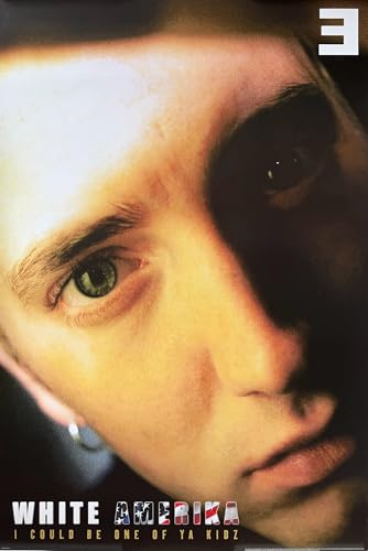 Affiche Eminem White America 61X91Cm souvenir hip hop