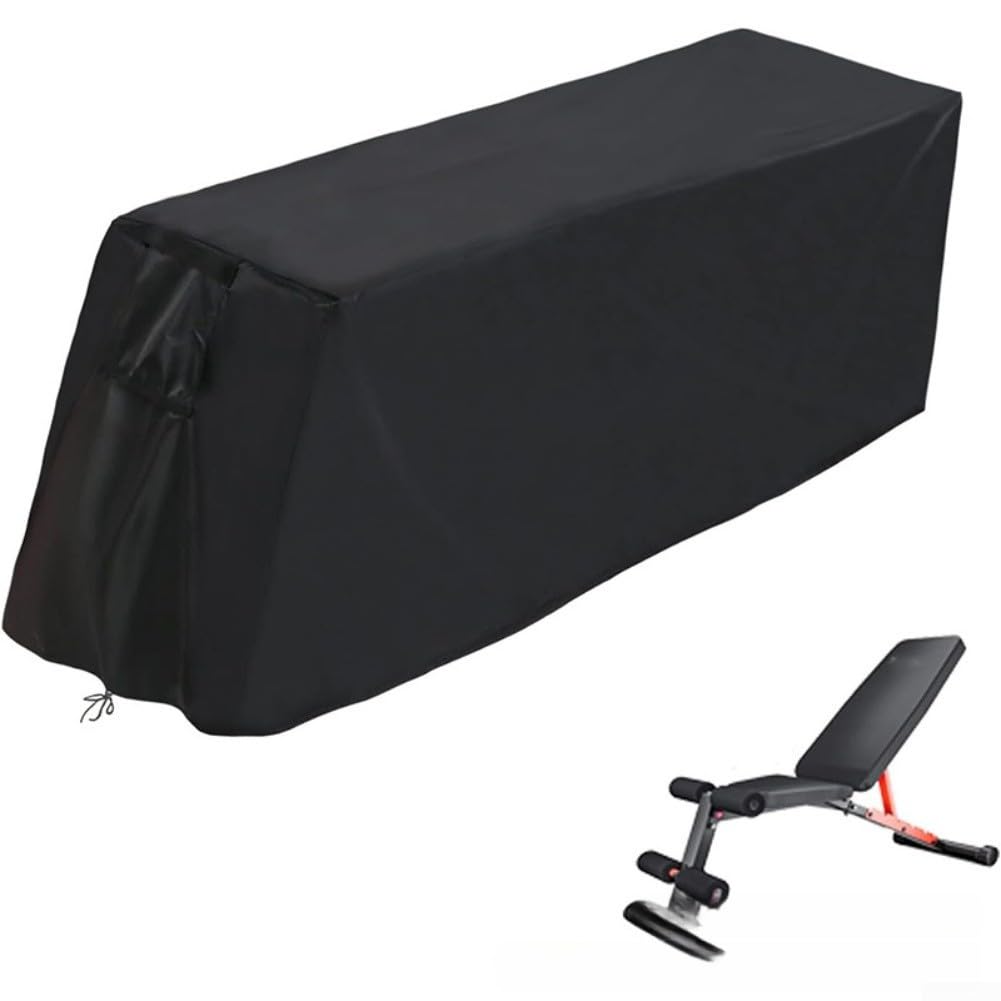 Housse de poids réglable DAZZLEEX en Oxford 600D noir pour banc de musculation 140x46x41cm