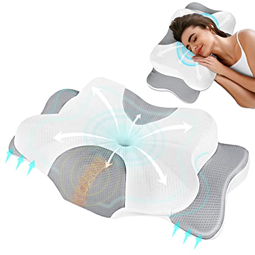 SOARFLY Anti Schnarch Kissen - Orthopädisches Memory Foam Kissen Gegen Nackenschmerzen