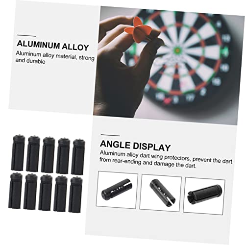 10pcs Protector de Alas para Dardos de Aleación de Aluminio miniatura 6