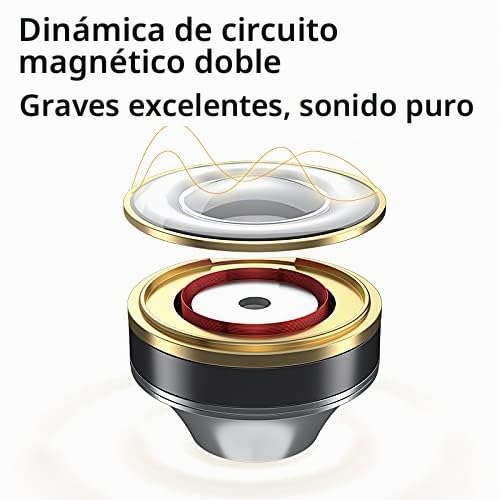 Linsoul KZ ZAS 7BA+1DD Monitor intrauditivo, auriculares de graves de alta fidelidad, auriculares para juegos, auriculares híbridos IEM con cable desmontable empotrado para músico audiófilo (negro,