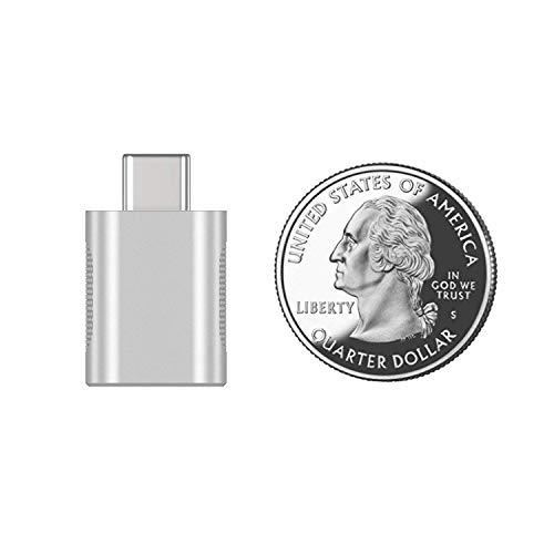 nonda USB C to USB Adapter(2 Pack),USB-C to USB 3.0 Adapter,USB Type-C to USB,Thunderbolt 3 to USB Female Adapter OTG for MacBook Pro 2019,MacBook Air 2020,iPad Pro 2020,More Type-C Devices(Silver) - Thumbnail 5