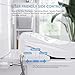 LEIVI Electric Bidet Toilet Seat with Wireless Remote and Side Panel, Multiple Spray Modes, Adjustable Heated Seat, Warm Water and Air Dryer, Auto LED Nightlight, Elongated