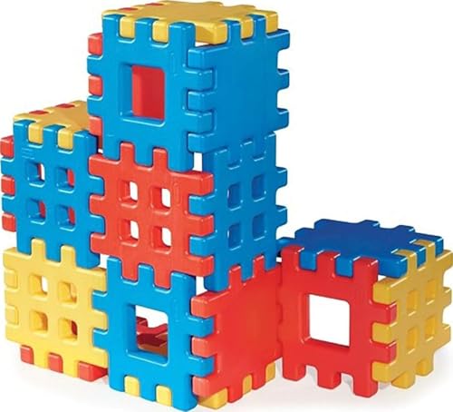 Little Tikes Big Waffle Block Set - 18 pieces, Blue/Red/Yellow - image 1
