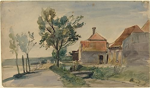 Toile murale un ruisseau Johan Barthold Jongkind Impression 60x90cm