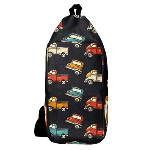 Bolsa cruzada multicolor y ligera para viajes y rutas de senderismo