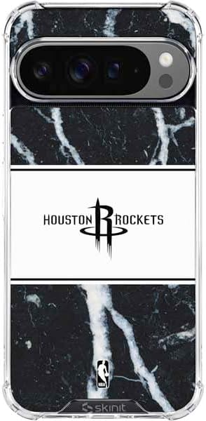 Skinit Clear Phone Case Compatible with Google Pixel 10 Pro - Officially Licensed NBA Houston Rockets Home Jersey Design