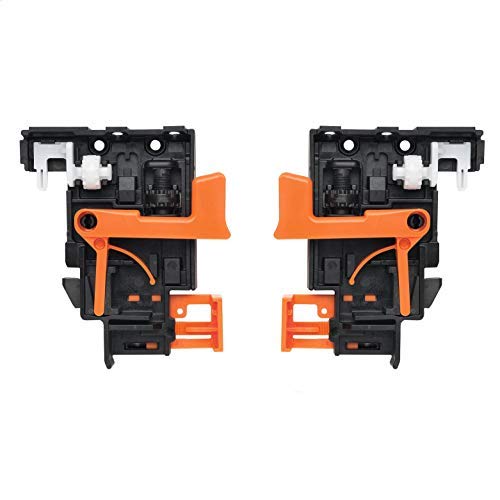 1 Paire de Coulisse à Extension Complète Salice Futura UV5-30-K3D-L450-PP Longueur 450 mm avec Système Push Open Capacité de Charge Dynamique jusqu’à (30 Kg) pour Tiroirs en Bois