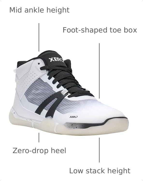 Image of Xero Shoes Men's X1 Mid Barefoot Basketball Shoes