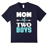 Mom Of Two Boys - Cute Mother's Day Mommy T-Shirt