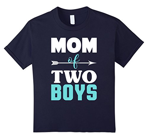 Mom Of Two Boys - Cute Mother's Day Mommy T-Shirt