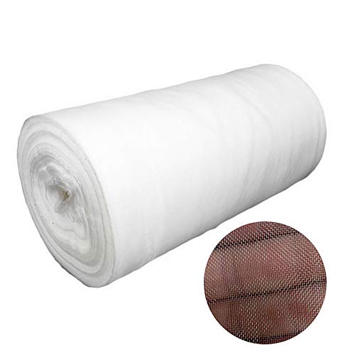 Jodimitty Filet de protection pour plantes et légumes - Maille fine - Pour fleurs et plantes - Blanc - 60 mailles - 1 m x 10 m Cover