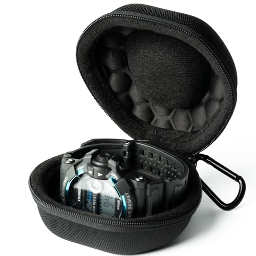 Image of Padded Single Watch Travel Case For Wristwatches And Smart Watches Up To 54mm Black