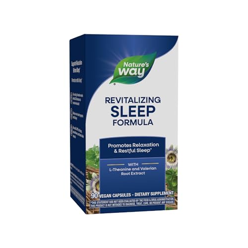 Nature's Way Revitalizing Sleep Formula, Promotes Restful Slumber*, With L-Theanine,