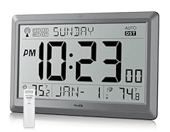 Wall Clock Atomic with Indoor Outdoor Temperature Battery Powered, Easy Reading with 10 . 5 Inch photo Wall Clock Atomic with Indoor Outdoor Temperature Battery Powered, Easy Reading with 10 . 5 Inch