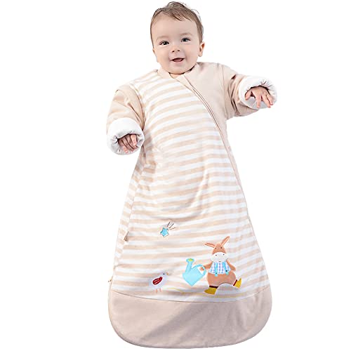 Babyah 3-Way Baby Girl Zipper Sleeping Bag Sack for Toddler Boy Unisex Baby Sleep Sack Sleeping Bag TOG 3.5