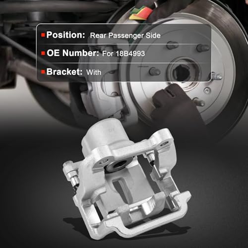 Image of cciyu Rear Right Brake Caliper Assembly w /Bracket 18B4993 2005-2021 For Chrysler For 300,2011-2016 2018-2021 For Dodge For Challenger,2006-2021 For Dodge For Charger,2005-2008 For Dodge For Magnum