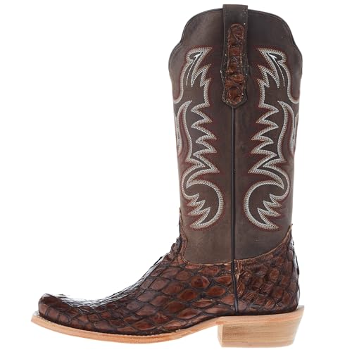 Men's Chocolate Pirarucu 13in Chocolate Goat Top2