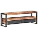 Produktbild vidaXL Massivholz TV Schrank mit 2 Schubladen 1 Fach Lowboard TV Möbel Sideboard Fernsehtisch Fernsehschrank HiFi-Schrank 120x30x40cm Palisander-Finish