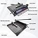 WACLMOTAKE A4/A3 Heavy Duty Paper Cutter, Max Paper Cutting 400 Sheet, Stack Paper Trimmerr with 12