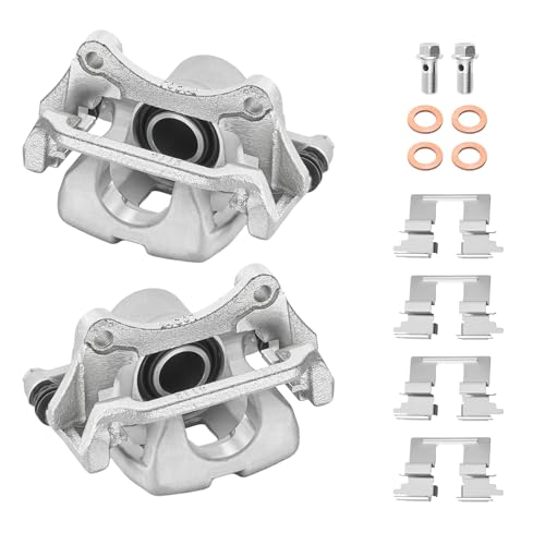 Image of BDFHYK 19-B3350 19-B3351 Rear Disc Brake Caliper Assembly Compatible with Toyota Highlander 2010 2012 2013 2.7L L4 /3.5L V6, for Highlander 2010 3.3L V6, GAS /FULL HYBRID EV-GAS (FHEV) 2pcs