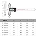 Electronic Centerline/Edge to Center Caliper 5-150mm, Cone Probe, Hole Distance, Centerline Digital Caliper, Edge-to-Hole Measurement, Stainless Steel, Inch/mm (5-150mm)