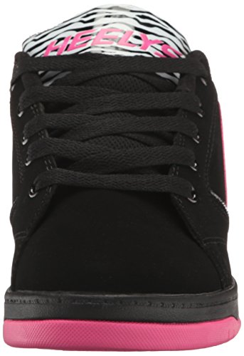 Heelys Unisex-Child Propel 2.0 Sneaker, Black/Pink/Zebra, 4 M US Big Kid2