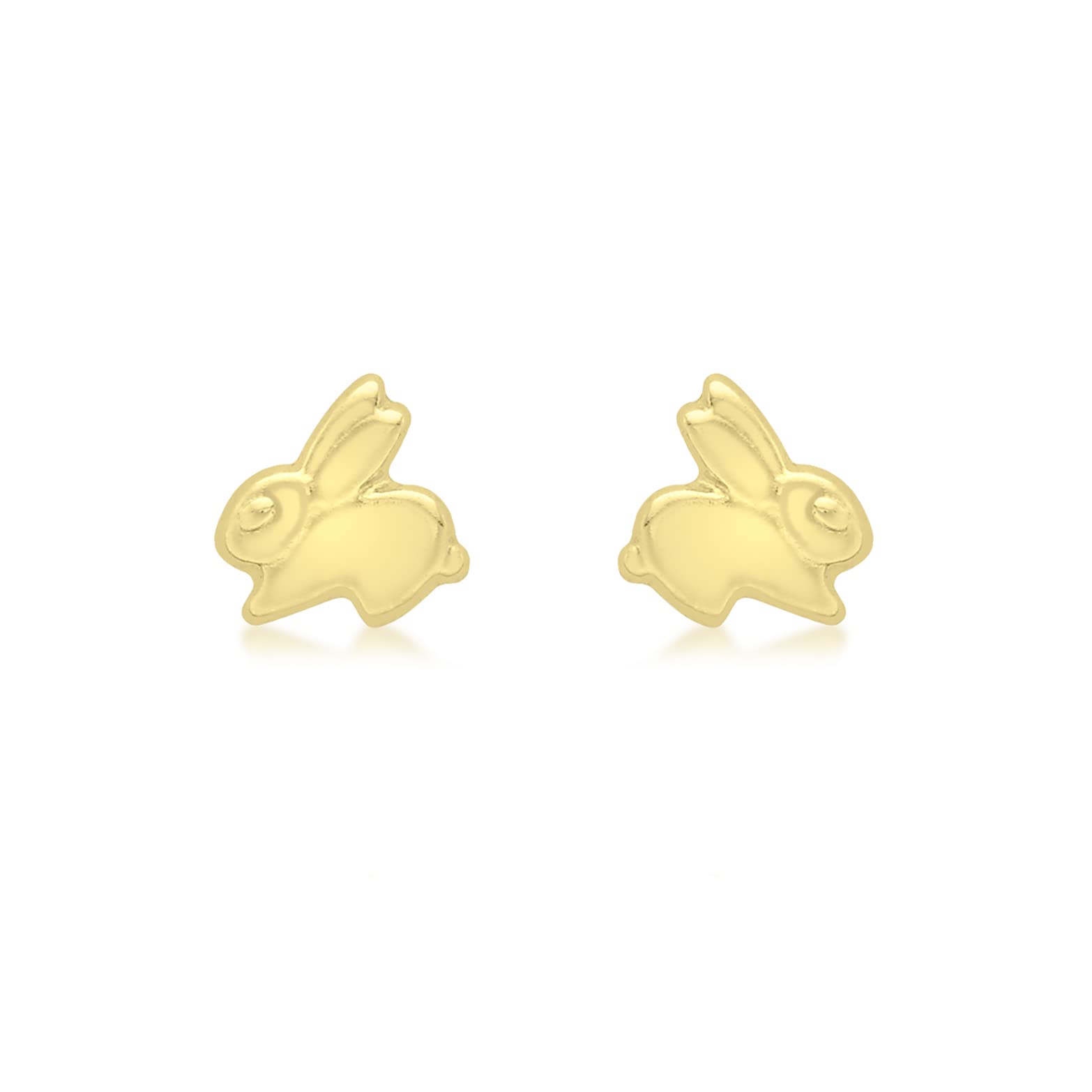 CARISSIMA Pendientes Infantiles en Oro Amarillo de 9 Quilates