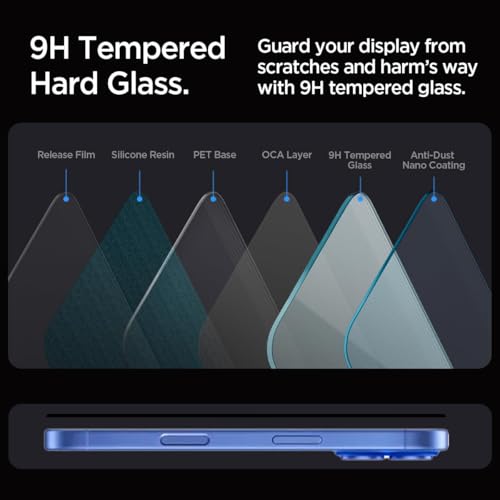 Image of Supershieldz Youtuber's Choice Series Tempered Glass Screen Protector Guard for iPhone 15 /16 - 2 Pack