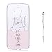 Produktbild MOTO G5S HandyHülle,Grandoin® Süßes Muster Transparent Ultra Dünn Weiche TPU Silikon Schutz Handy Hülle Handytasche HandyHülle Etui Schale Schutzhülle Case Cover für Motorola Moto G5S - Kaffee