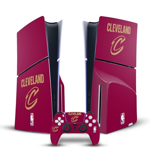 Autocollant Cleveland Cavaliers PS5 Slim pour personnaliser vos soirées gaming NBA