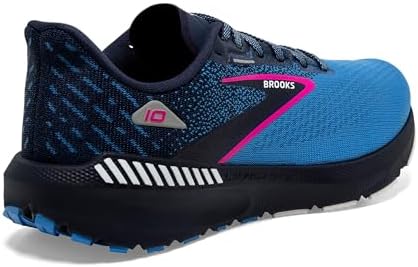 Brooks Women’s Launch GTS 10 Supportive Running Shoe - Peacoat/Marina Blue/Pink Glo - 8 Medium | Image 3