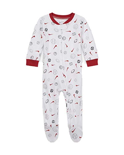 Image of Nike Baby Boys Full Zip Sleep & Play Footed Coverall