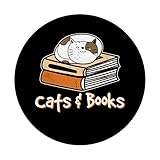 Zoom IMG-2 gatti libri cat lover bookworm Zoom IMG-2 gatti libri cat lover bookworm