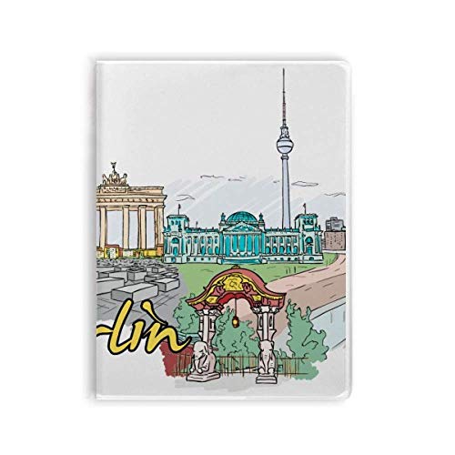 Carnet d'architecture Berlin à couverture souple pour croquis