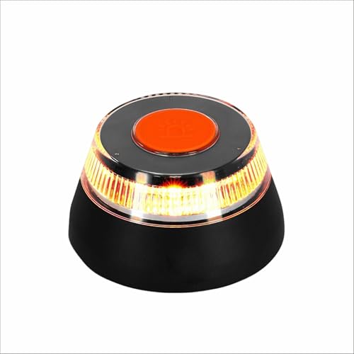 Genérico Luz Emergencia V16 Homologada DGT 3.0 con Geolocalización, Baliza Conectada DGT, Visibilidad 360°, Datos Incluidos Hasta 12/2038 (Negro, 1 Unid)