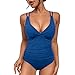 SUGSHYN Costume Intero Donna Scollo a V Curvy Costumi da Bagno Contenitivo Croce...