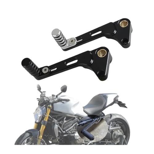 Levier de vitesses moto ajustable pour optimiser le confort sur Monster 821 - 3