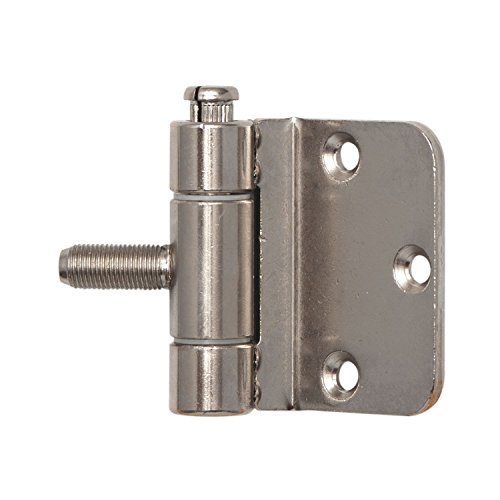 Stahlzargenband 3-tlg. f. stumpfe Türen, Band 18 x 62 mm, Stahl vernickelt