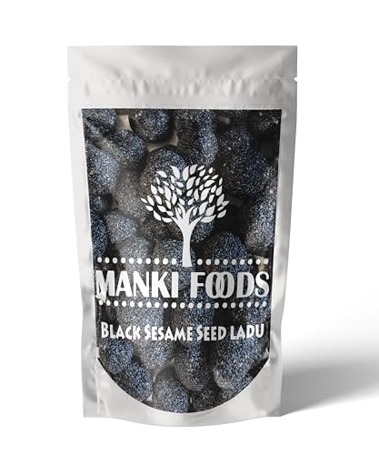 Image of Maanki Black Til Laddu(Home Made Black Sesame Seed Ladoo) /Black Sesame Ladoo 250Gram