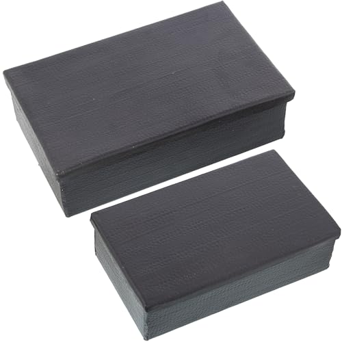 Boîtes de rangement en aluminium noir pour organiser votre salon