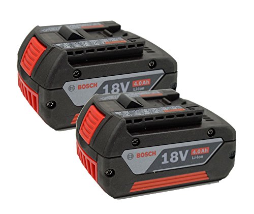 Bosch Genuine 18V 4 Amp Lithium Ion (2 Pack) Battery # 2607336819-2PK
