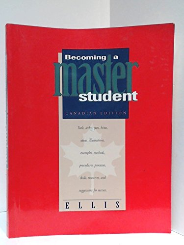 Becoming a Master Student - Canadian Edition: n/a: 9780395713297 ...