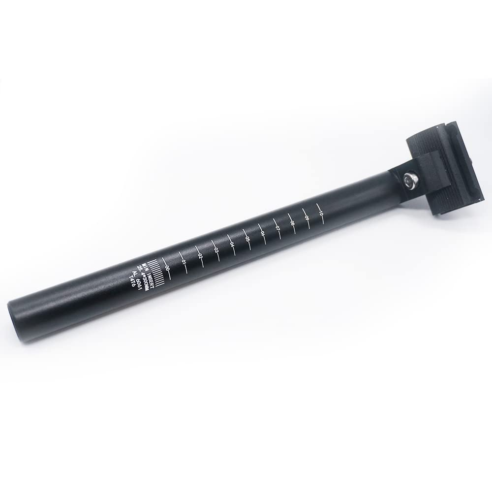 Tige De Selle Alu ERGOTEC – 25.4 X 300 Mm – Argent (sans Chariot) – Neuve Sous Blister