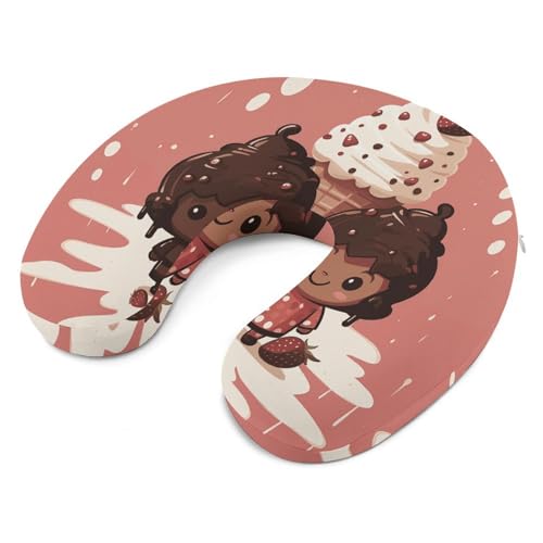 Almohada espuma viscoelástica tamaño único U miniatura 6