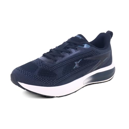 Image of SPARX Sports Running Shoes for Men - Lightweight Breathable Lace-Up Athletic Shoes with Cushioned Comfort, Shock Absorption, Durable Grip, Flexible Sole & Everyday Walking Performance