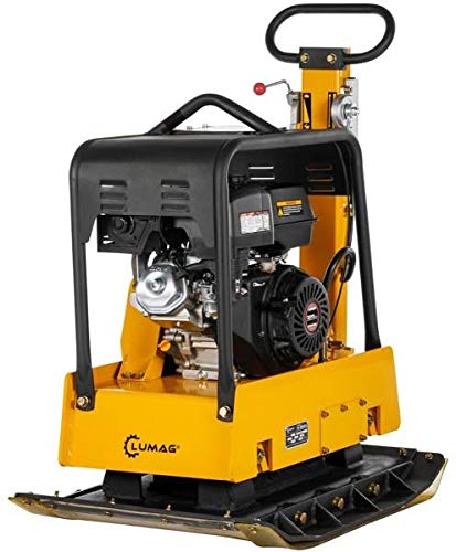 Lumag Rüttelplatte Benzin inkl. Fahrwerk und Gummimatte (9409424003244)